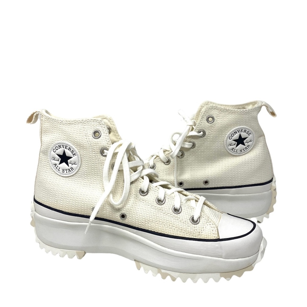 Converse 171089C Run Street Hiker Hight Top Egret Platform Men’s Sneakers Canvas - Picture 5 of 9